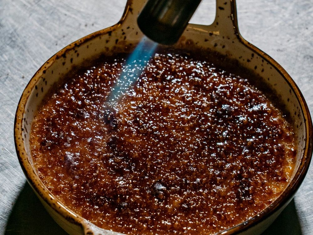 Crème brûlée maison