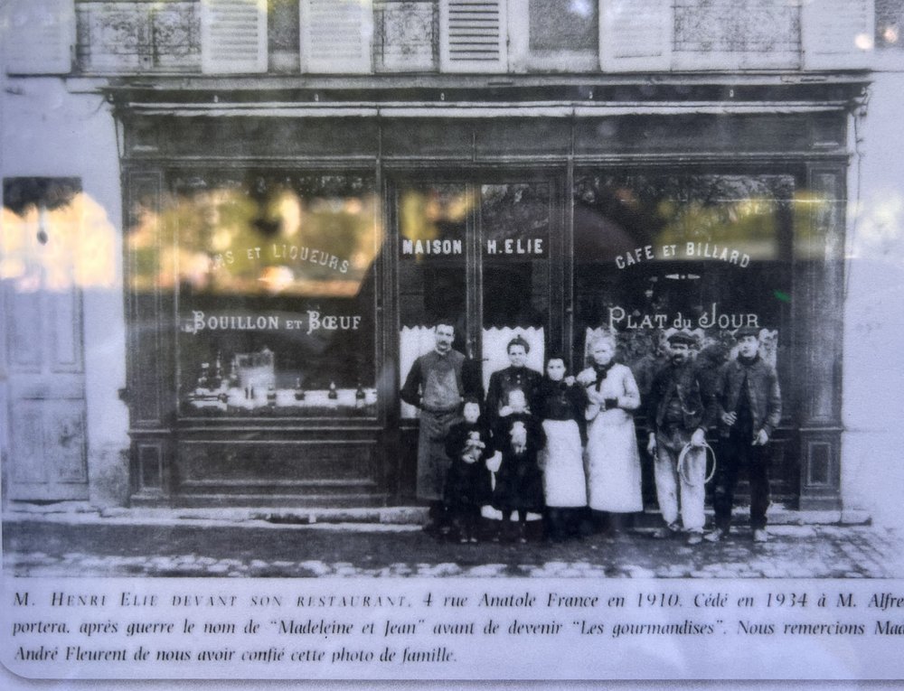 Photo historique du restaurant en 1910