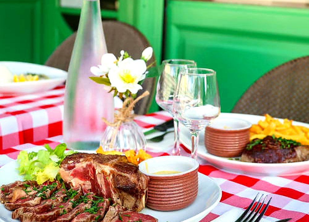 Côte de bœuf en terrasse, Les Gourmandises